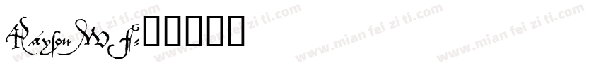 Payson WF字体转换